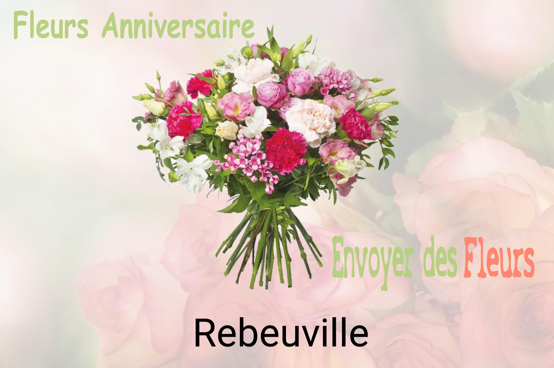 Bouquet de fleurs d’anniversaire livré à Rebeuville